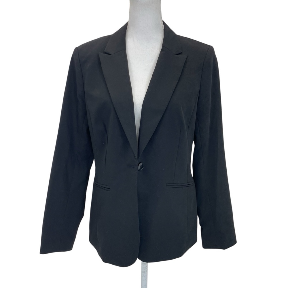 Liz Claiborne Blazer 8 Black - Picture 2 of 12